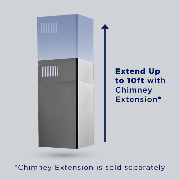 WM-530P chimney extension and chimney cover