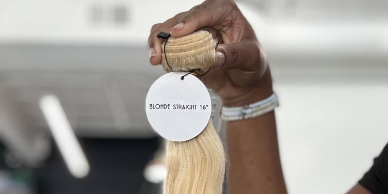 Blonde Straight 16-Inch Hair Bundle