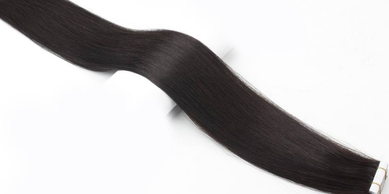 Long Raw Straight Hair Machine Injections Tape-In Extensions