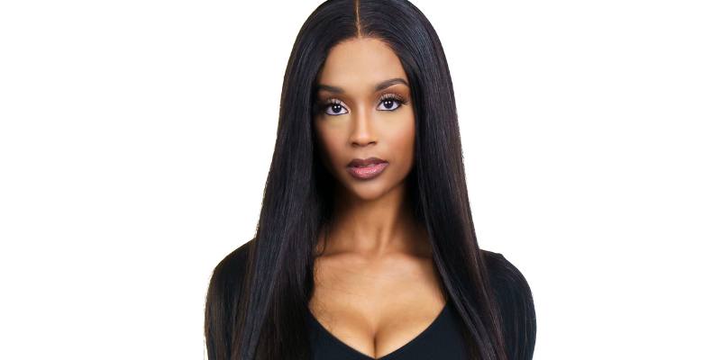 Private Label Model With Straight HD Closure Wig