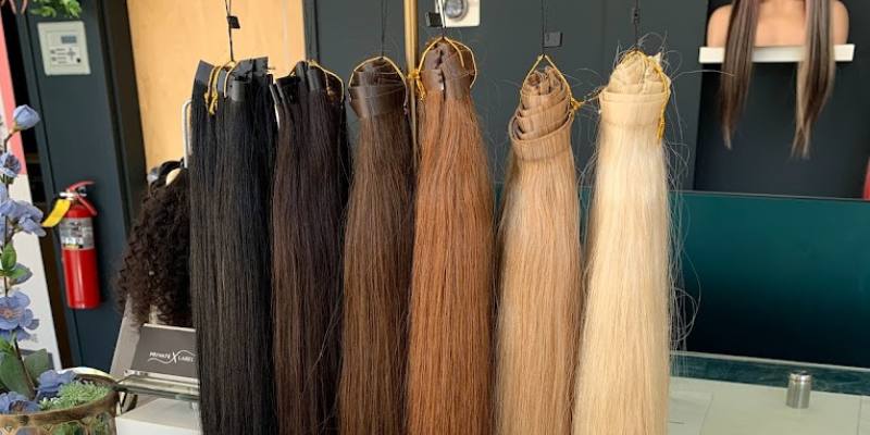 Private Label Showroom Blonde Straight Hair Bundles