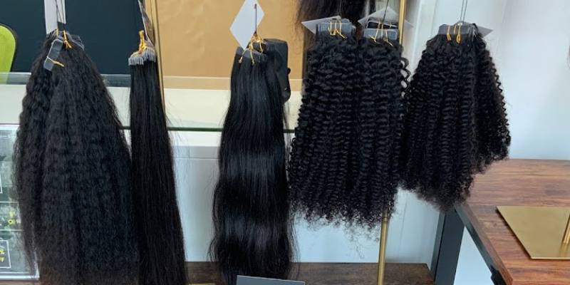 Private Label Showroom Hair Bundles Different Styles