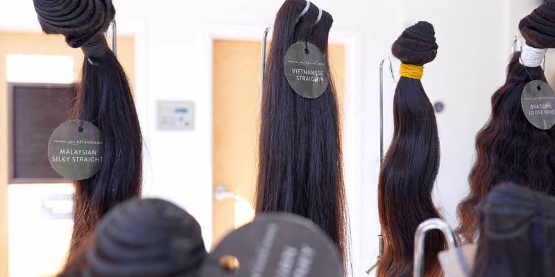 Private Label Showroom Malaysian and Vietnamese Hair Bundles