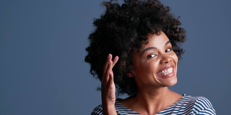 Tapered Curly Fro