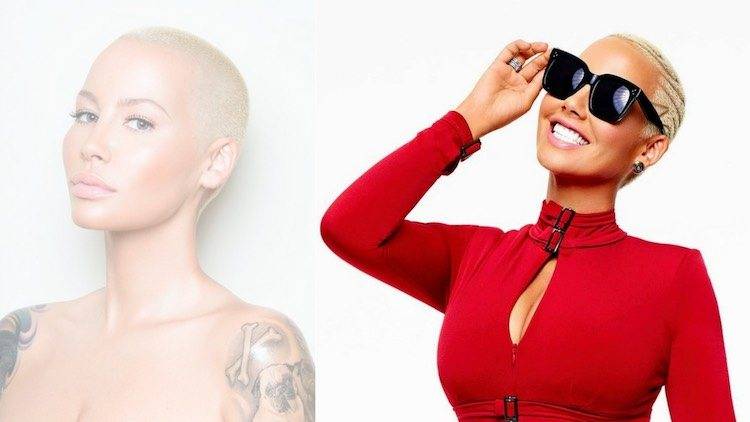 Amber Rose short hair