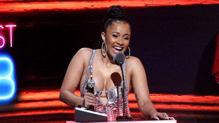 cardi-b-bet-awards-ponytail