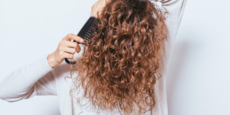 prepping curly hair