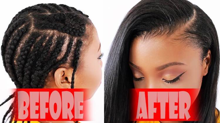 Braid Pattern for Sew in All around Leave Out