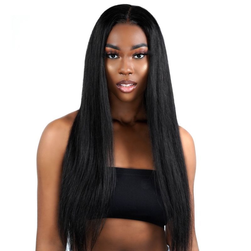 silky straight lace front wigs