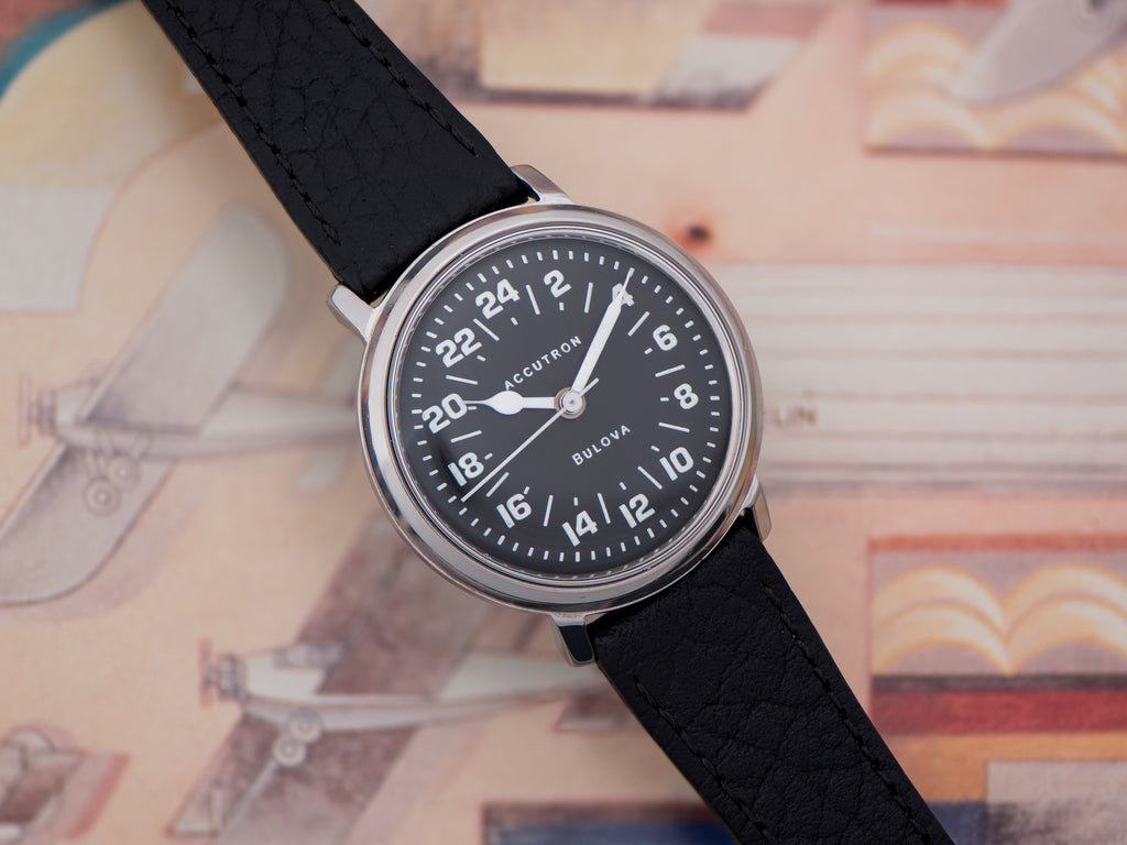 Bulova Accutron Custom True 24 Hour Dial Stainless Steel Watch | Unwind In  Time