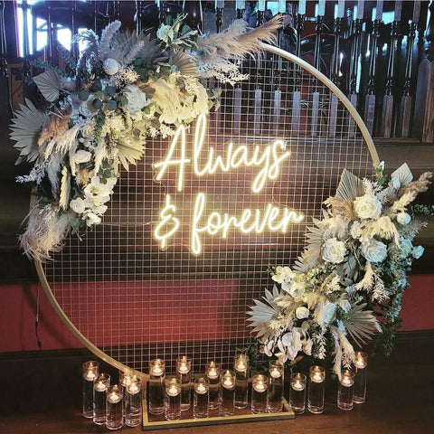 Always and Forever LED NEON SIGN