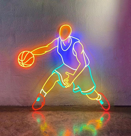 Basketball player LED Neon Sign