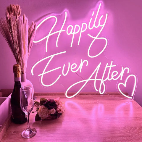 Happily Ever After LED Neon Sigs