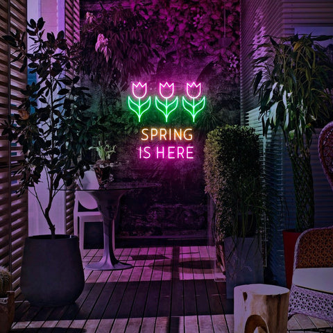 Spring Is Here LED Neon Sign