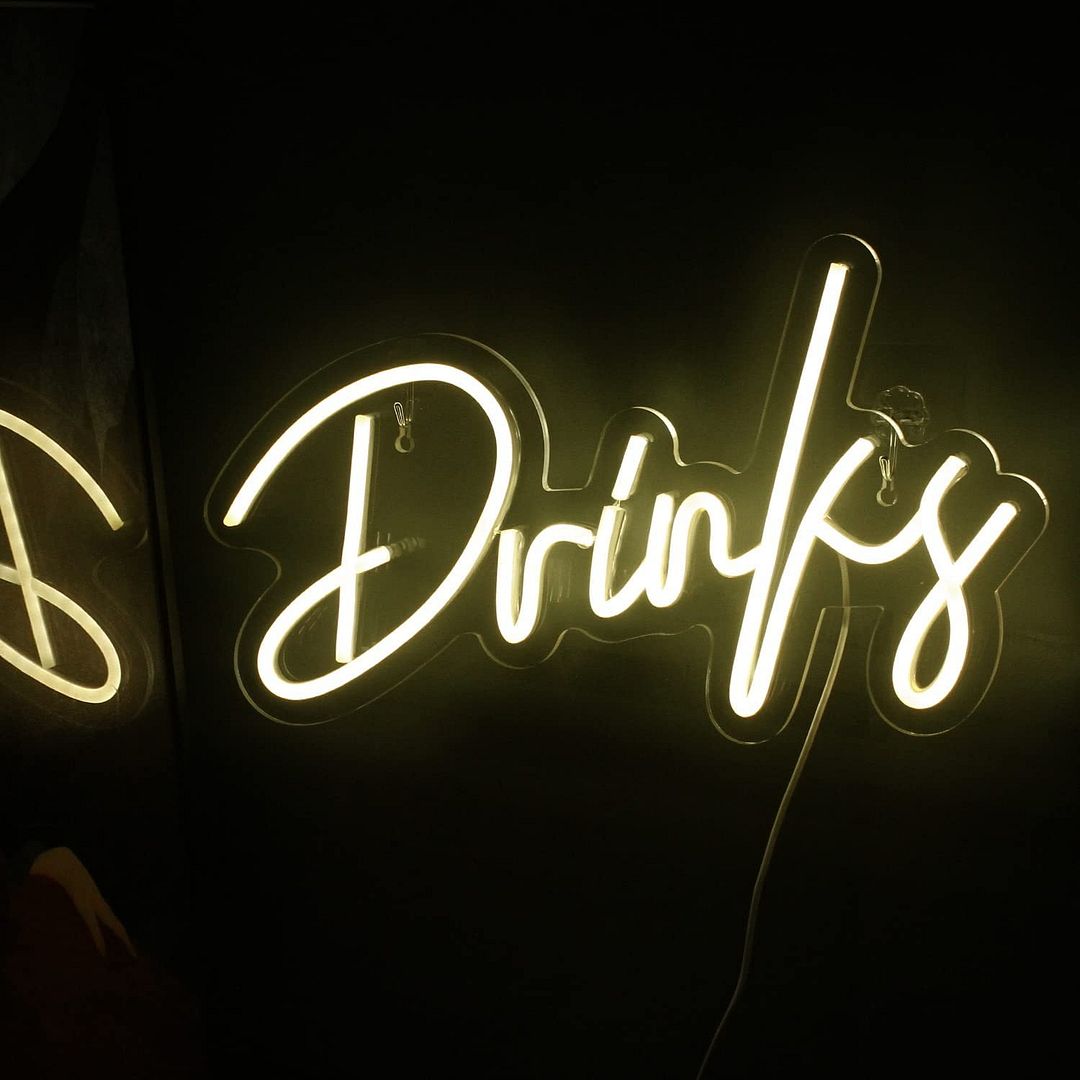 Drinks Neon Sign