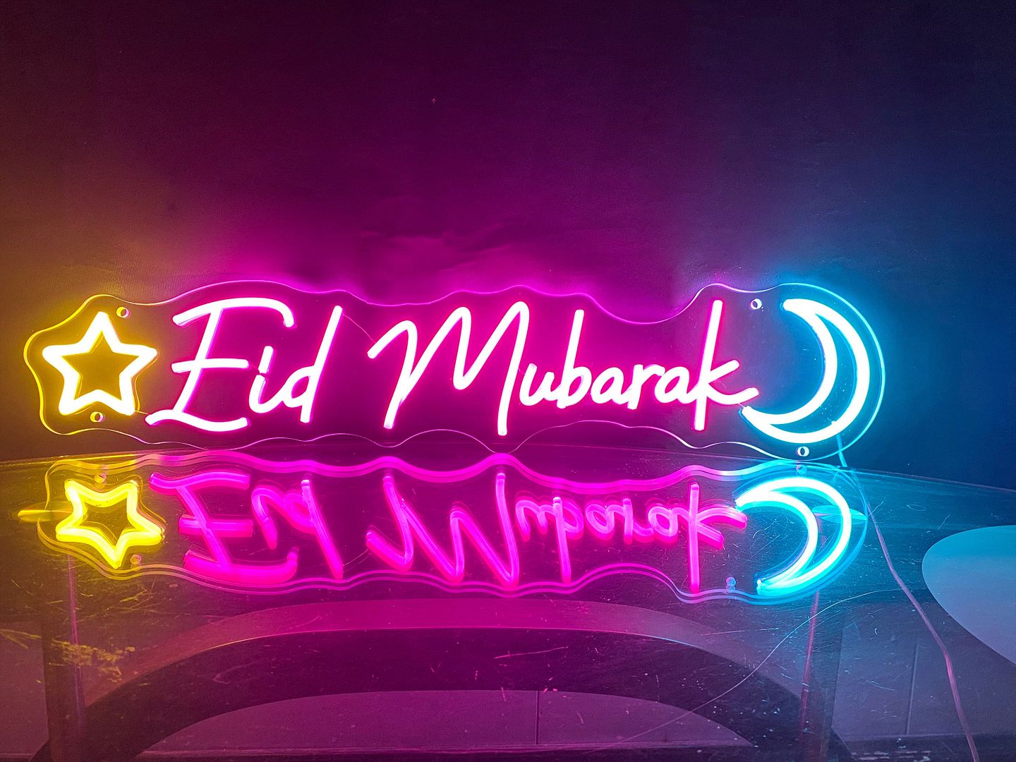 Eid Mubarak Neon Sign