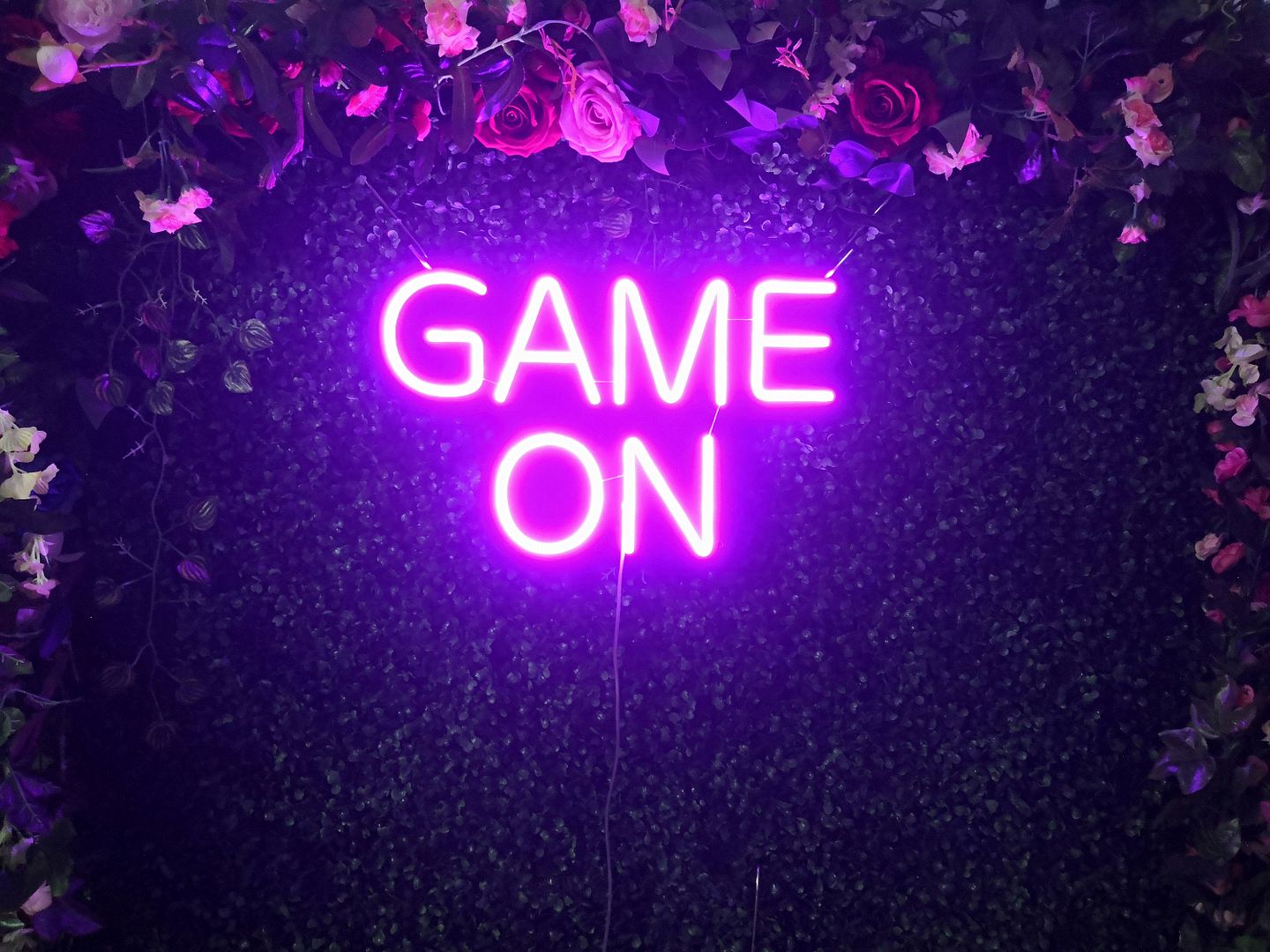 Game On Neon Sign