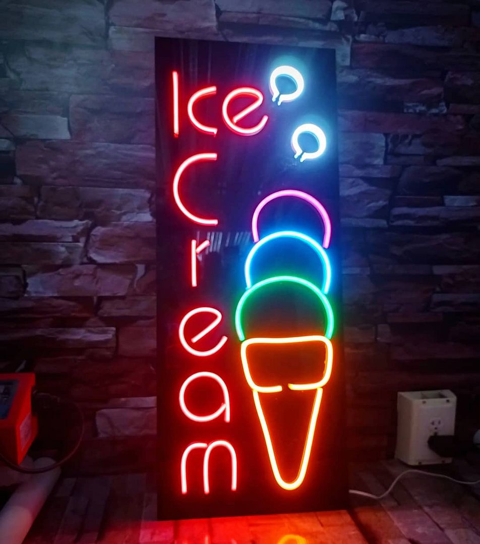 Ice Cream Neon Sign