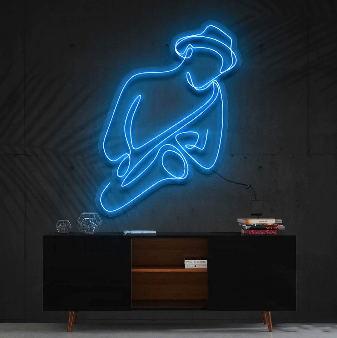 Jazz Vibes Saxophone Neon Sign