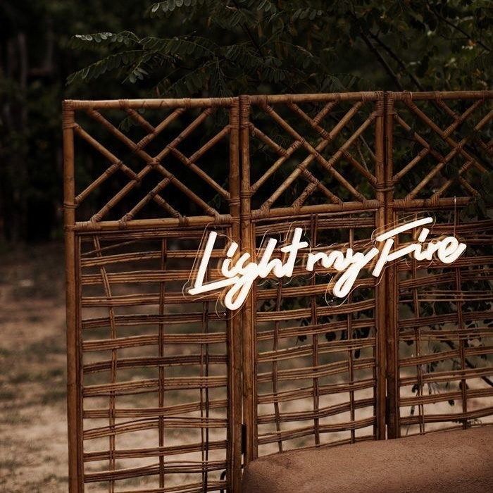 Light My Fire Neon Sign