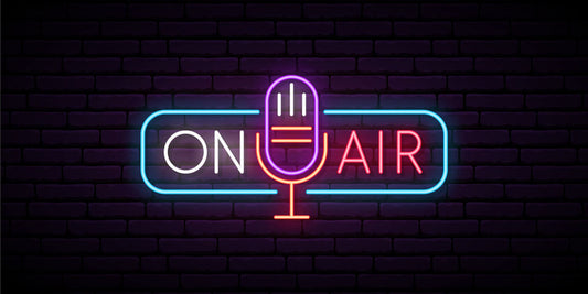 Live on Air Sign by CUSTOM NEON® for Studios, Radio Stations, Podcasts