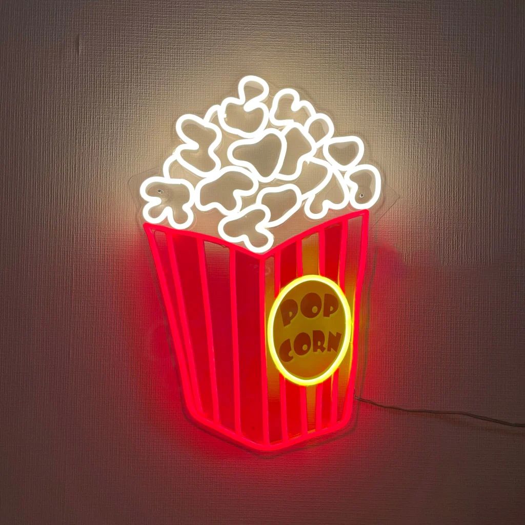 Popcorn Neon Sign