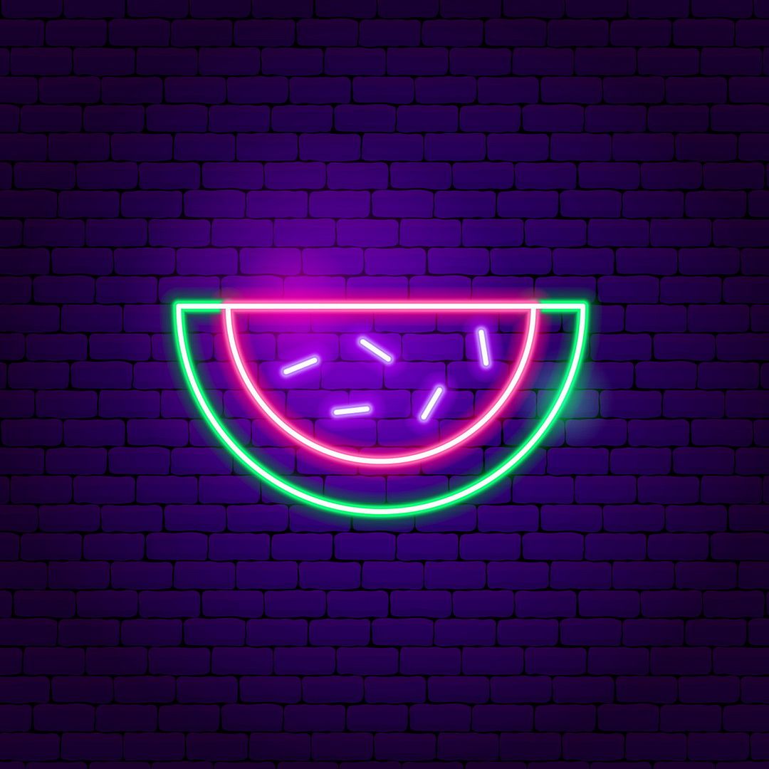 Watermelon Fruit Neon Sign