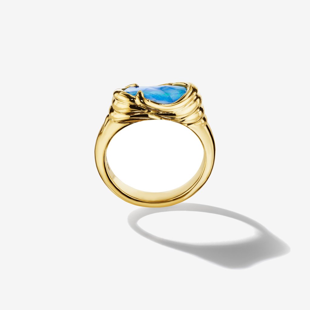Mimi So ZoZo Boulder Opal Ring 18k Gold