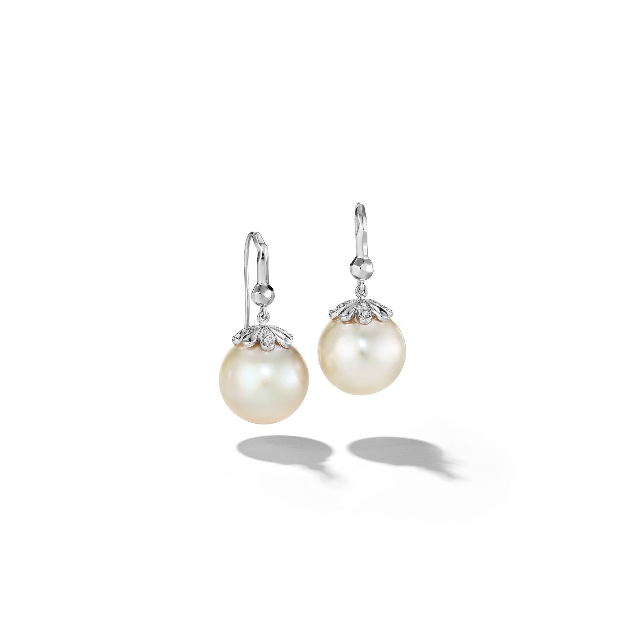 Jackson Champagne Pearl Drop Earrings