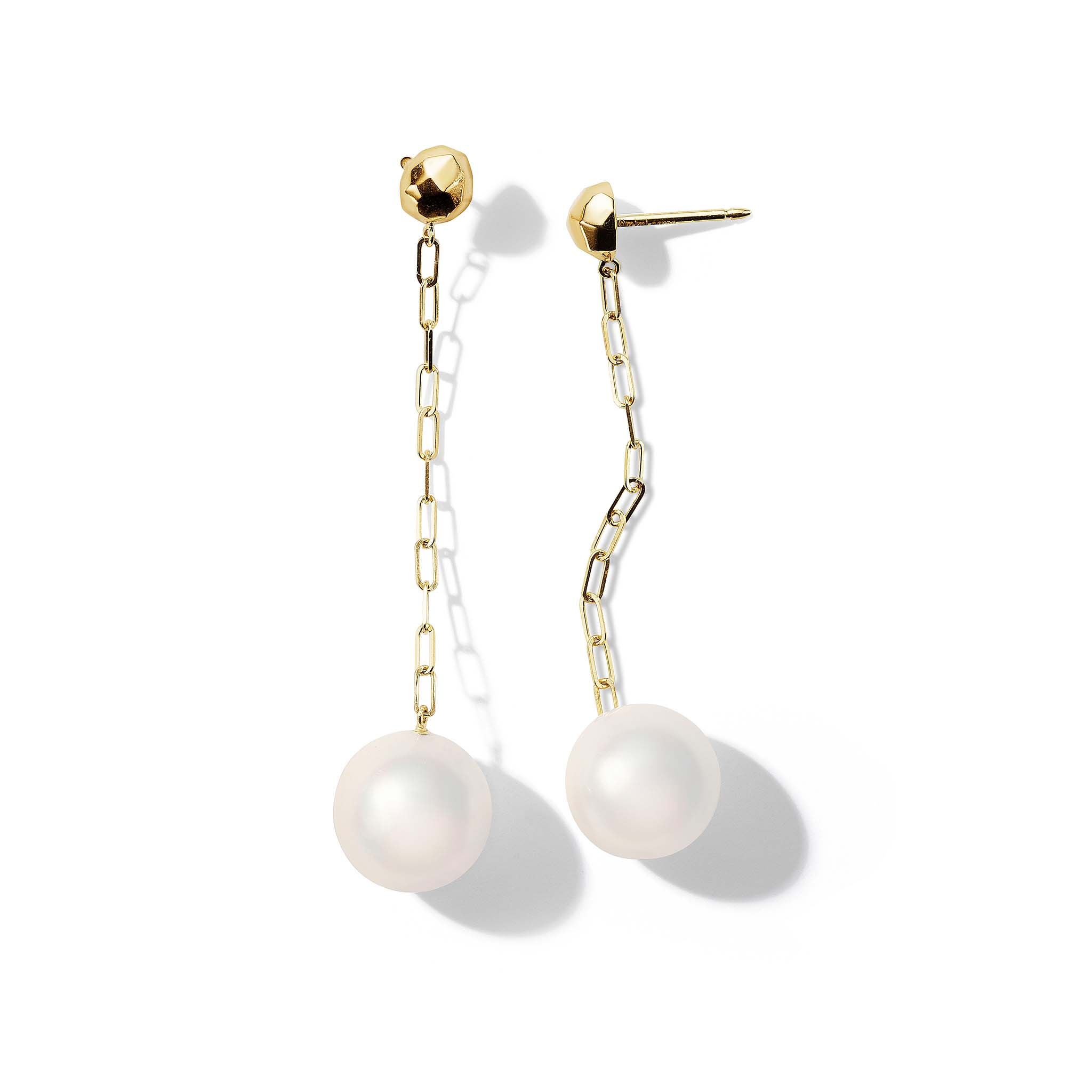 Jackson Gold Pearl Drop Earrings