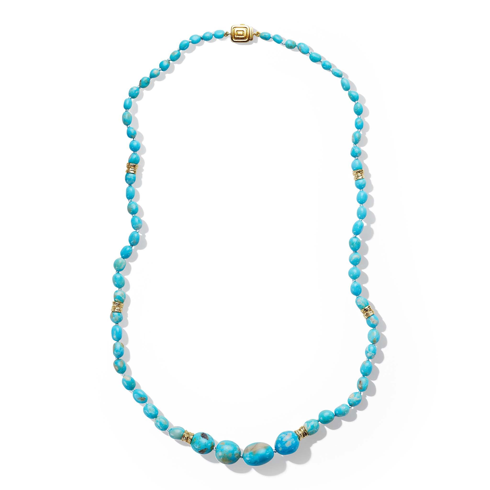 Wonderland Turquoise Bead Collar Necklace