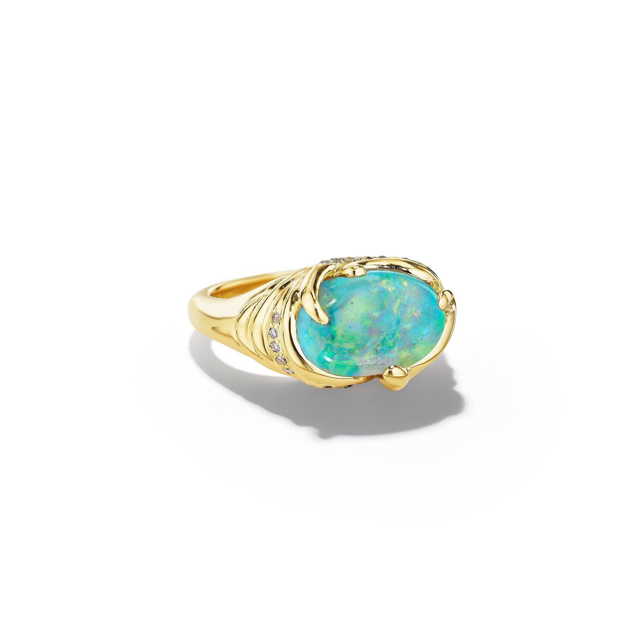 ZoZo Australian Black Opal Ring