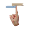 measuring finger for correct ring size