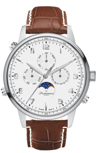 Globetrotter Moon Phase White