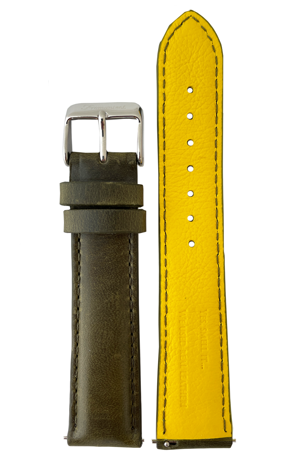 Leather Olive Green Strap