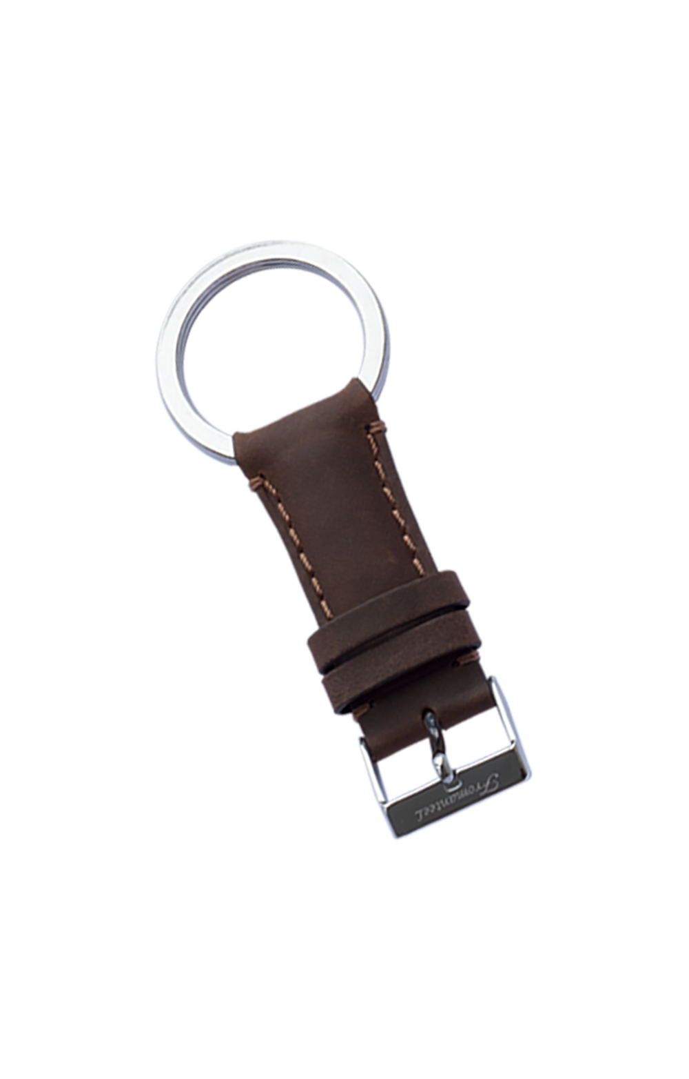 Keychain Vintage Brown Buckle