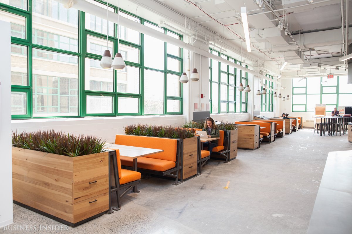 Green Wall at Etsy HQ by Greenery NYC.