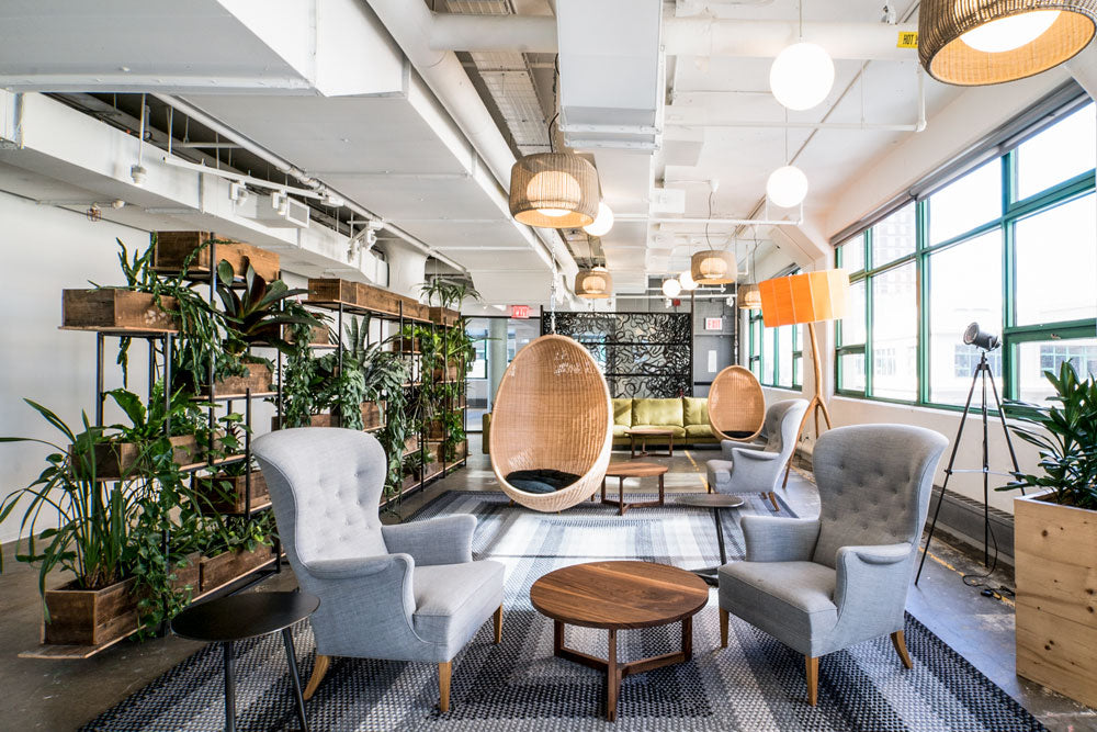 Green Wall at Etsy HQ by Greenery NYC.