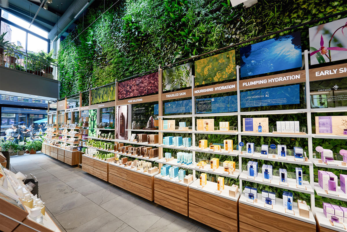 NYC's Largest Public Indoor Green Wall