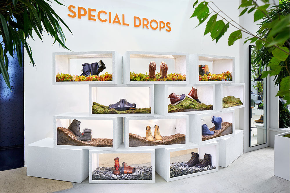 Plant Installation and Interiorscaping at the Timberland Store on Bryant Park in NYC