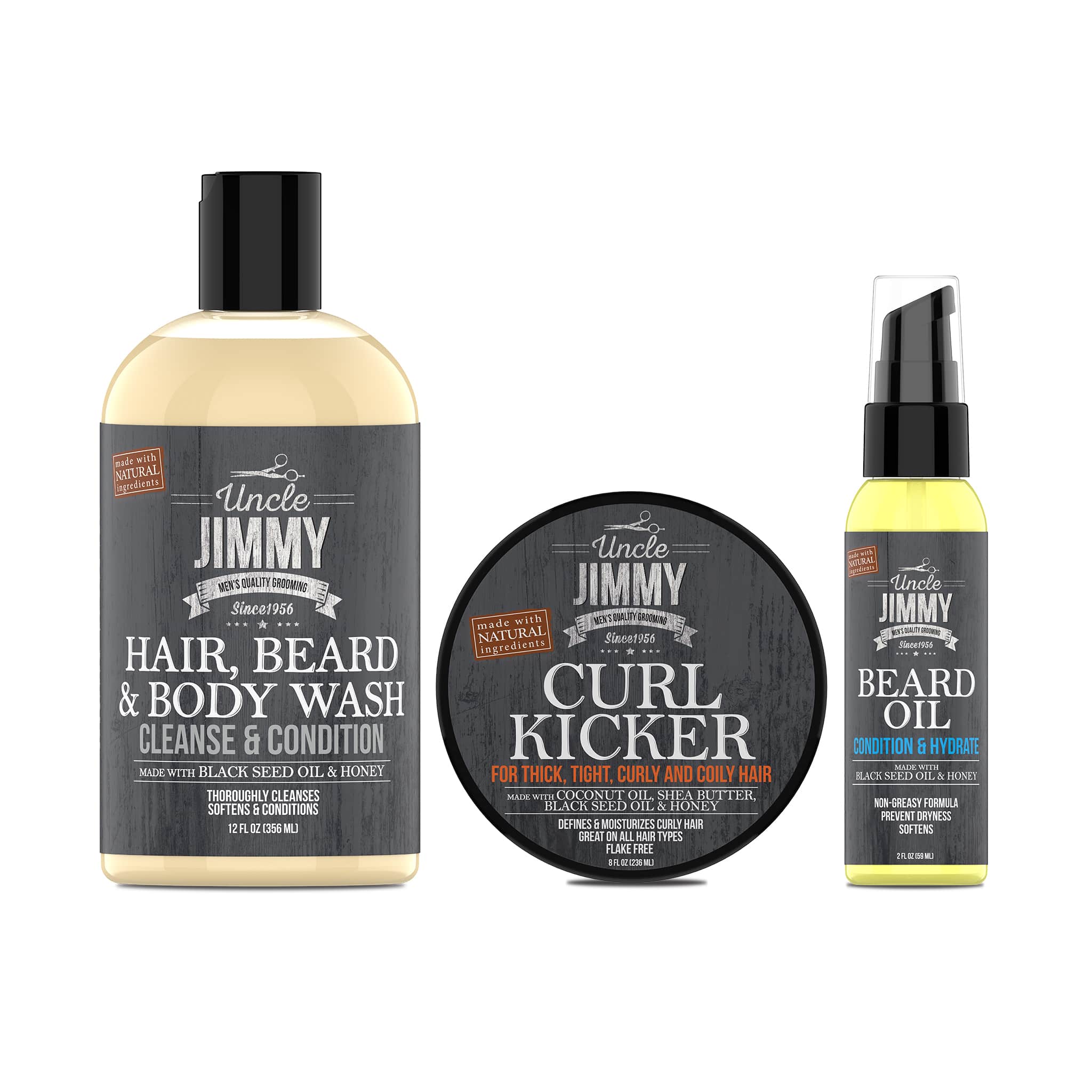 Men's Curly Hair Daily Grooming Regimen | Uncle Jimmy – Uncle Jimmy Products