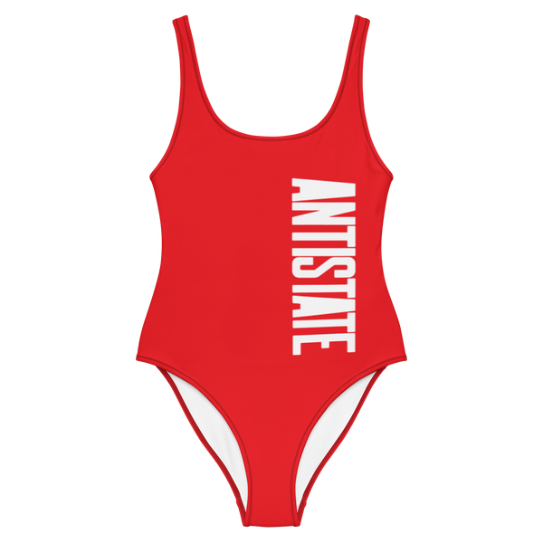Stone one-piece red swimsuit – ANTISTATE