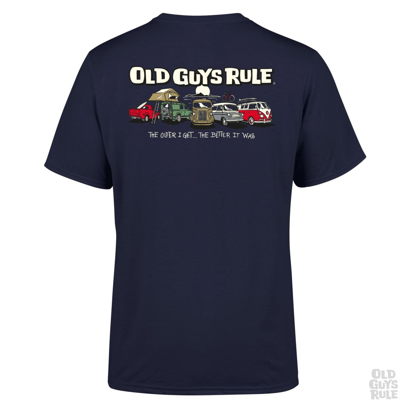 Old Guys Rule 'Bucket List II' T-Shirt - Navy T-Shirt