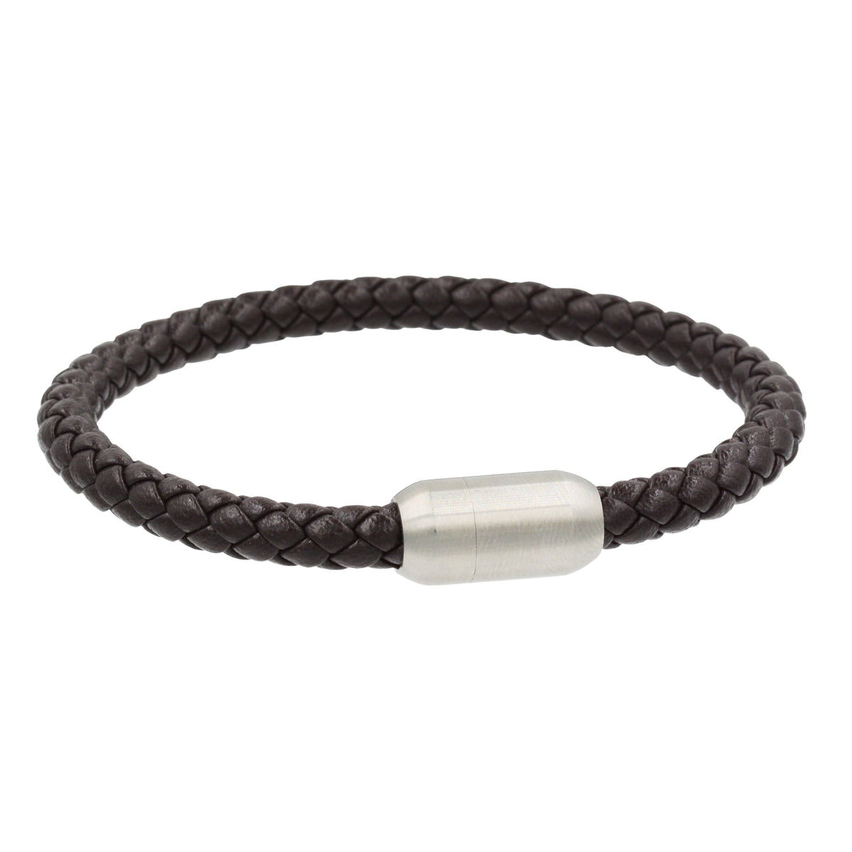 Men's Leather Braided Bracelet - KAMARIA