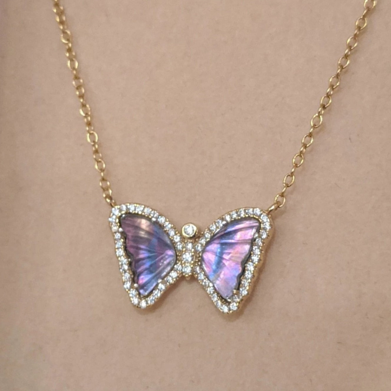 Mini Mother-of-Pearl Butterfly - KAMARIA