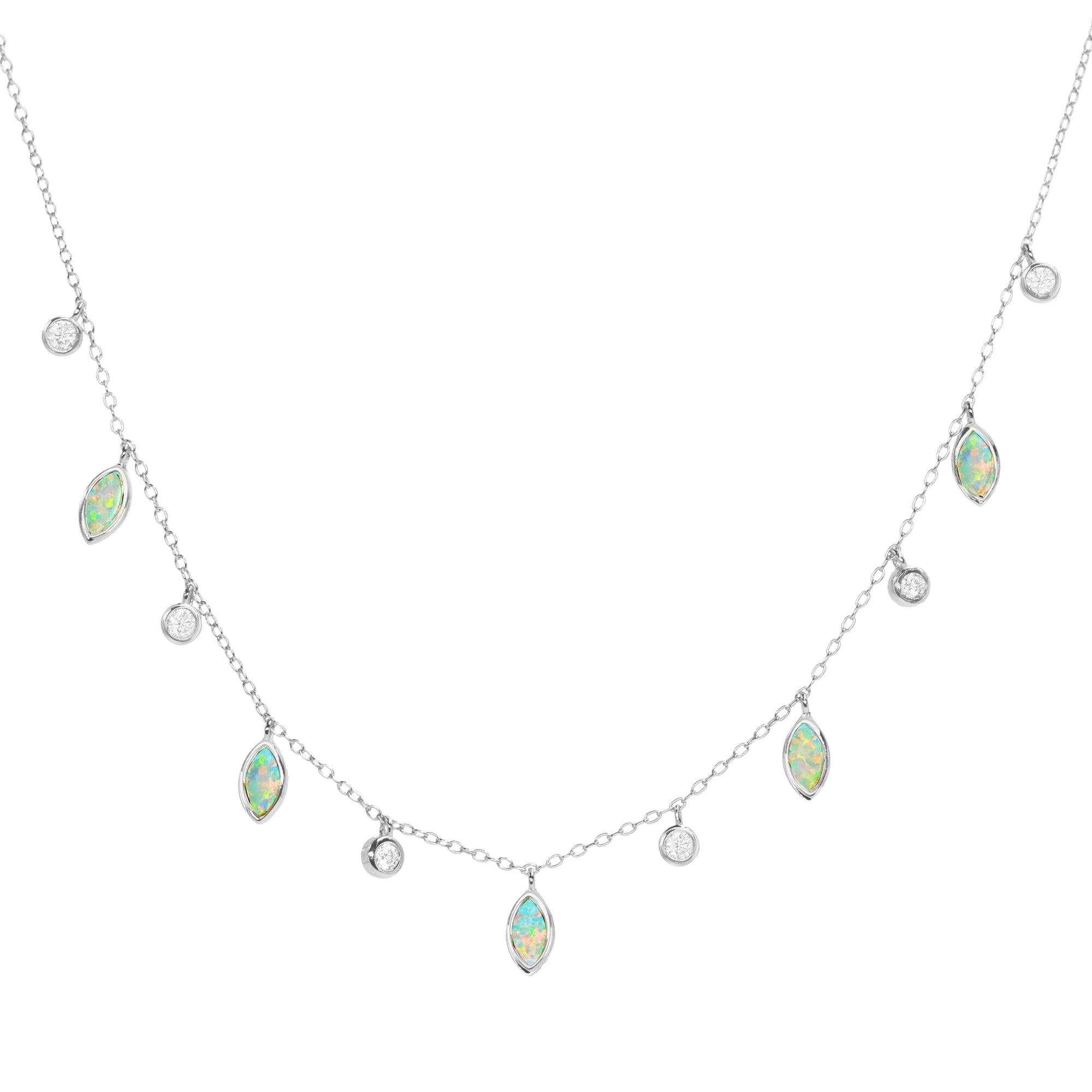 Drops of Spring Opal Necklace - KAMARIA