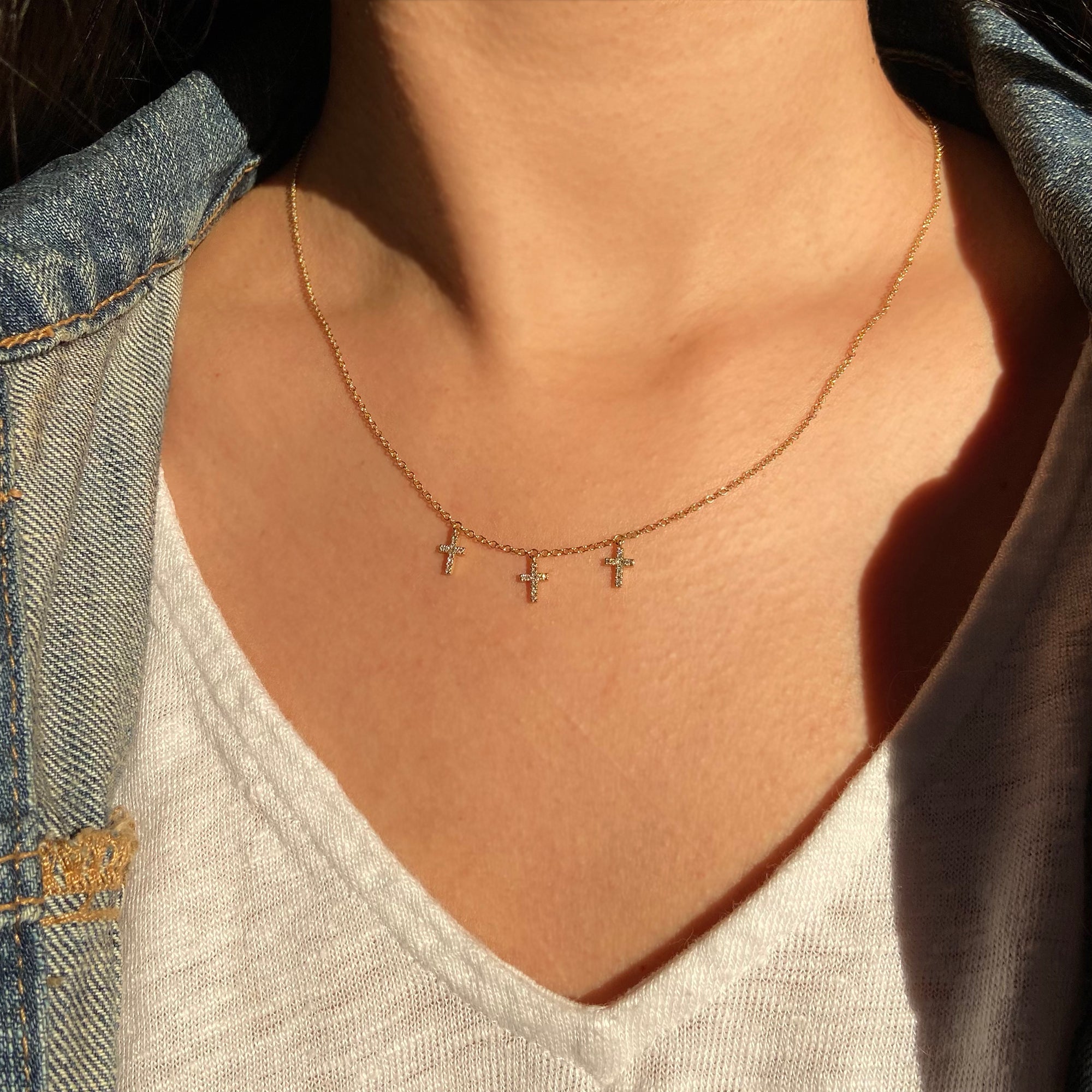 トリプルエースクラブ14k&Diamond GOLDchain necklace 一番の helux.ai