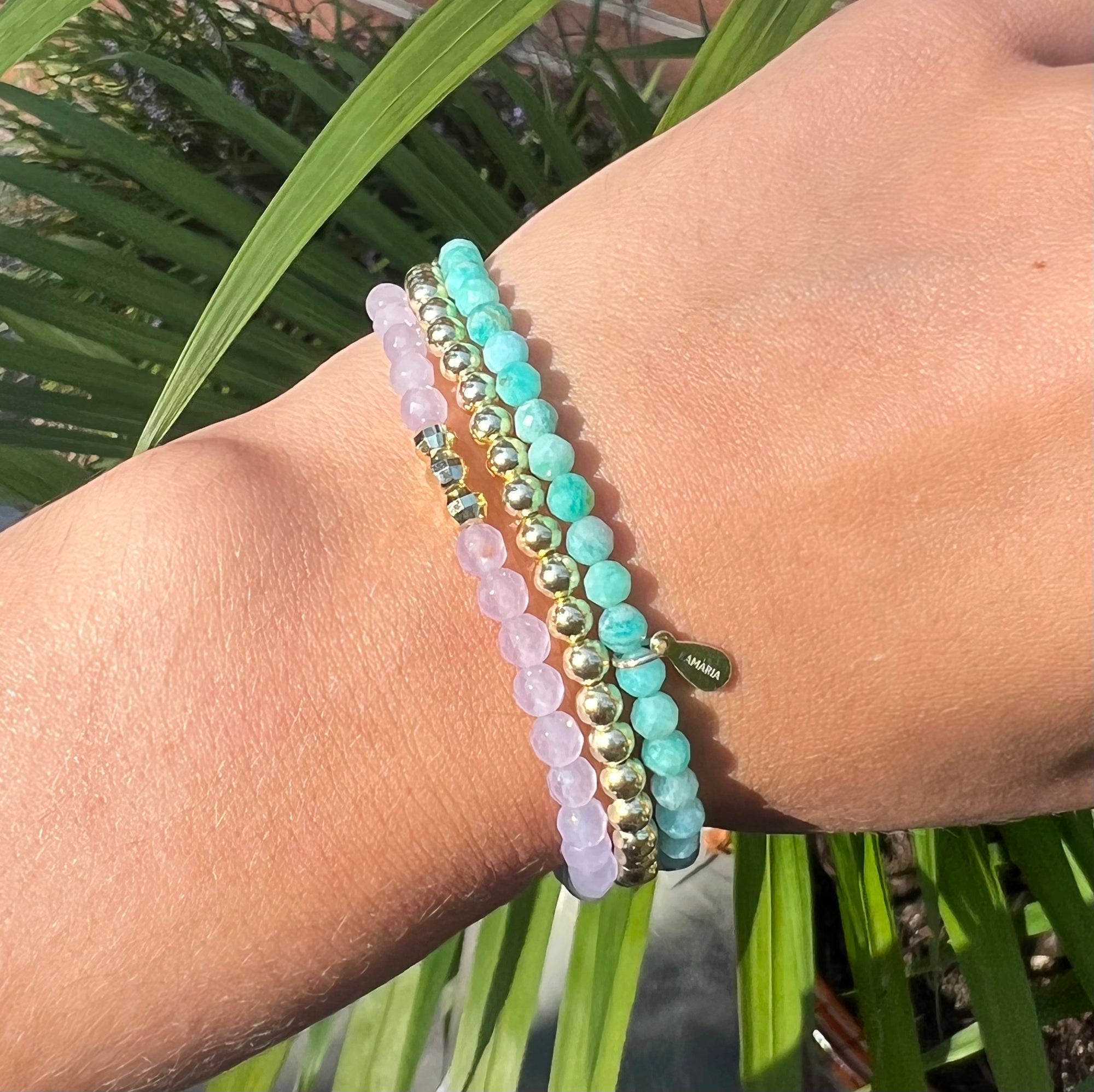 Turquoise, Lapis Lazuli, Amazonite and Coral Gemstone Bracelet – Beyond  Biasa