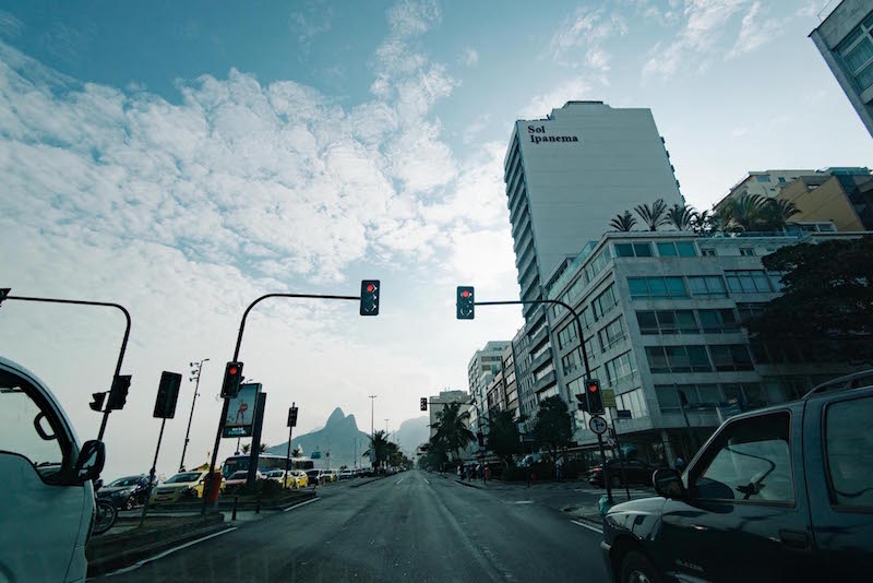 Driving through Sao Paolo