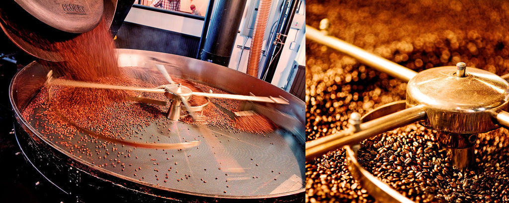 Coffee roasting at JJ Bean Powell